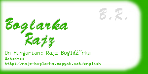 boglarka rajz business card